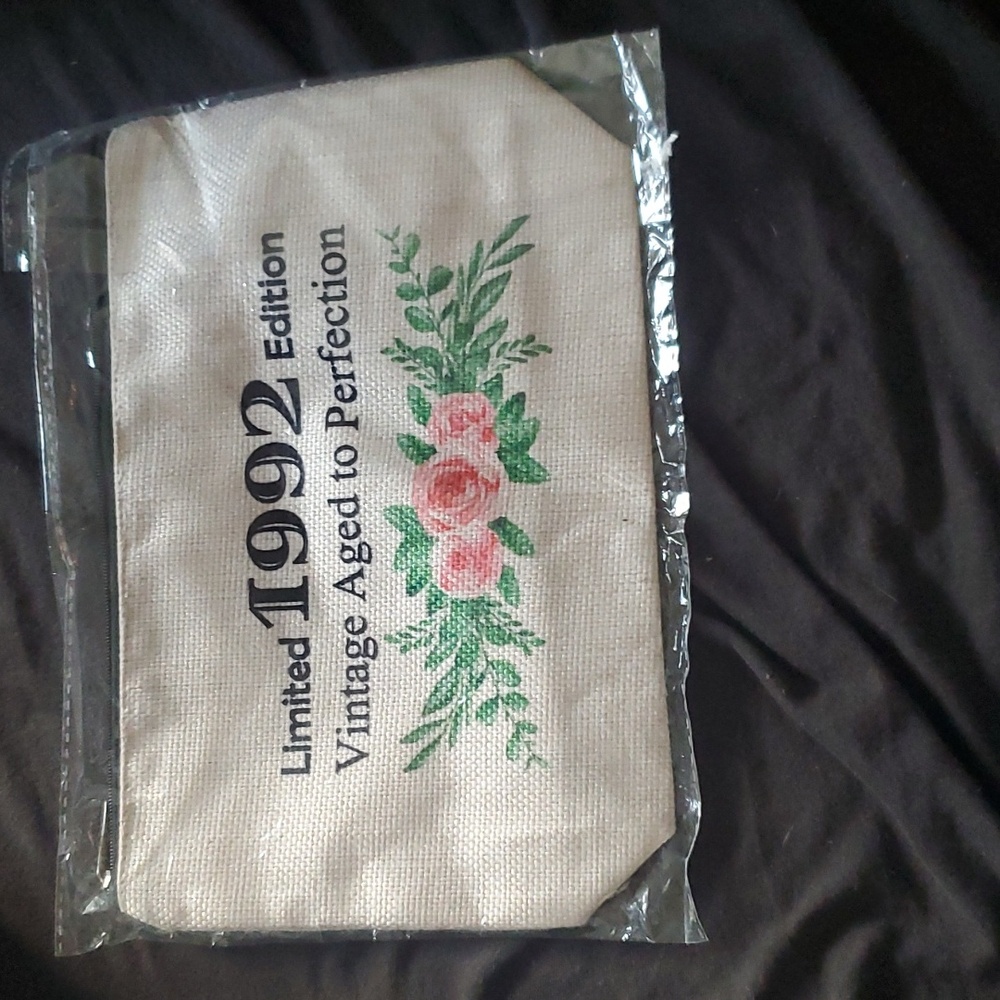 Birth year make up bag